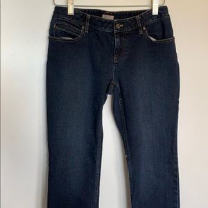 J Jill Skinny Women’s Petite Size 2 Dark-Wash Cotton Spandex Blend Jeans Pants